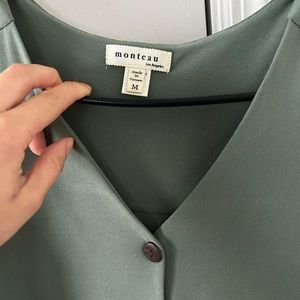 Monteau Sage Green Dress